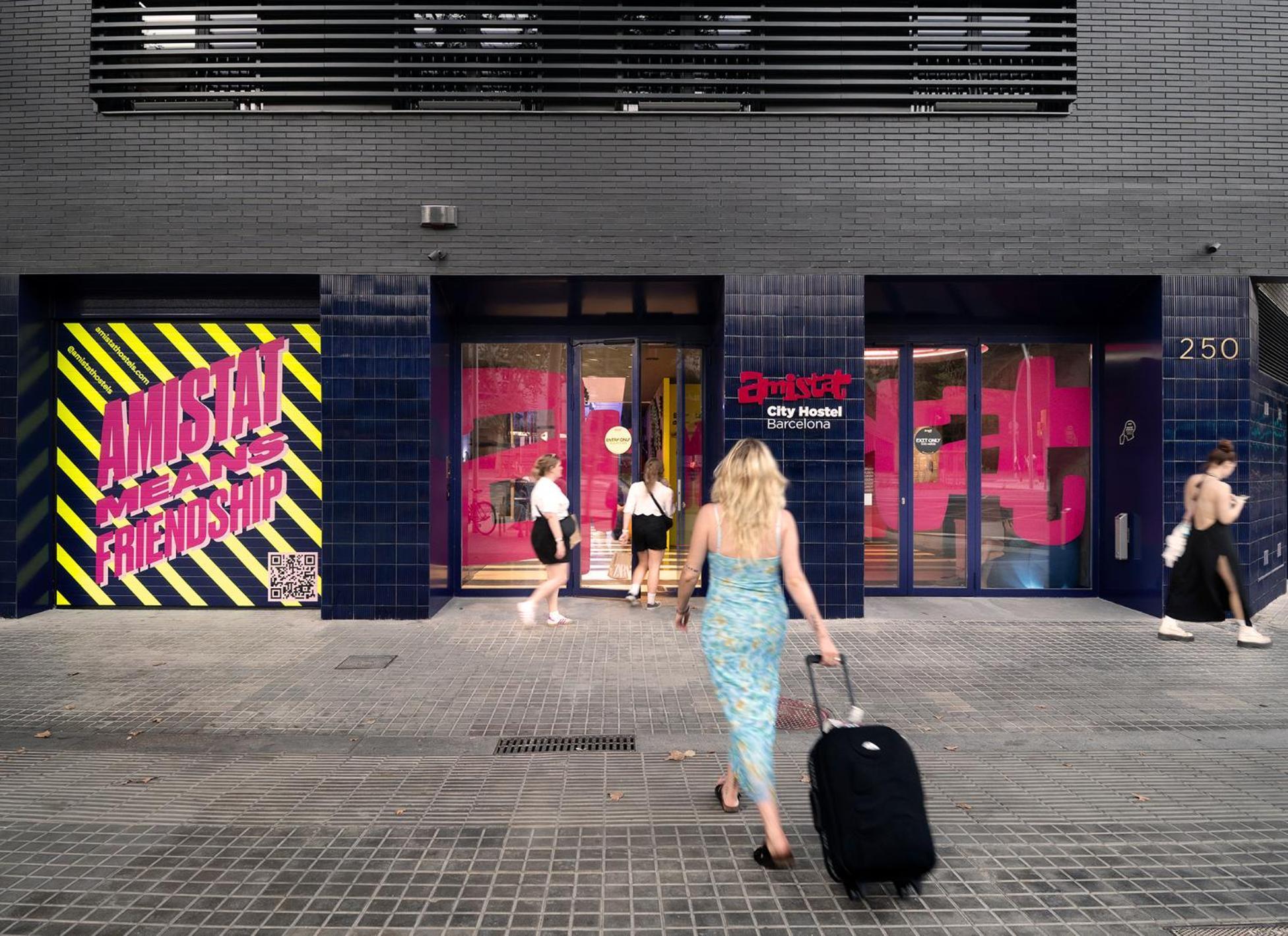 Amistat City Hostel Barcelona Exterior foto